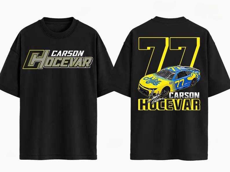 Carson Hocevar 77 Racing T-Shirt Carson Hocevar Racing Apparel Gift For Motorsport Fans