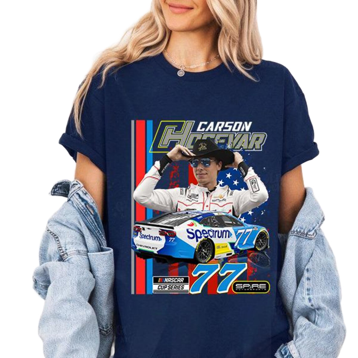 Carson Hocevar NASCAR T-Shirt Carson Hocevar 77 Tee Gift For NASCAR Supporters
