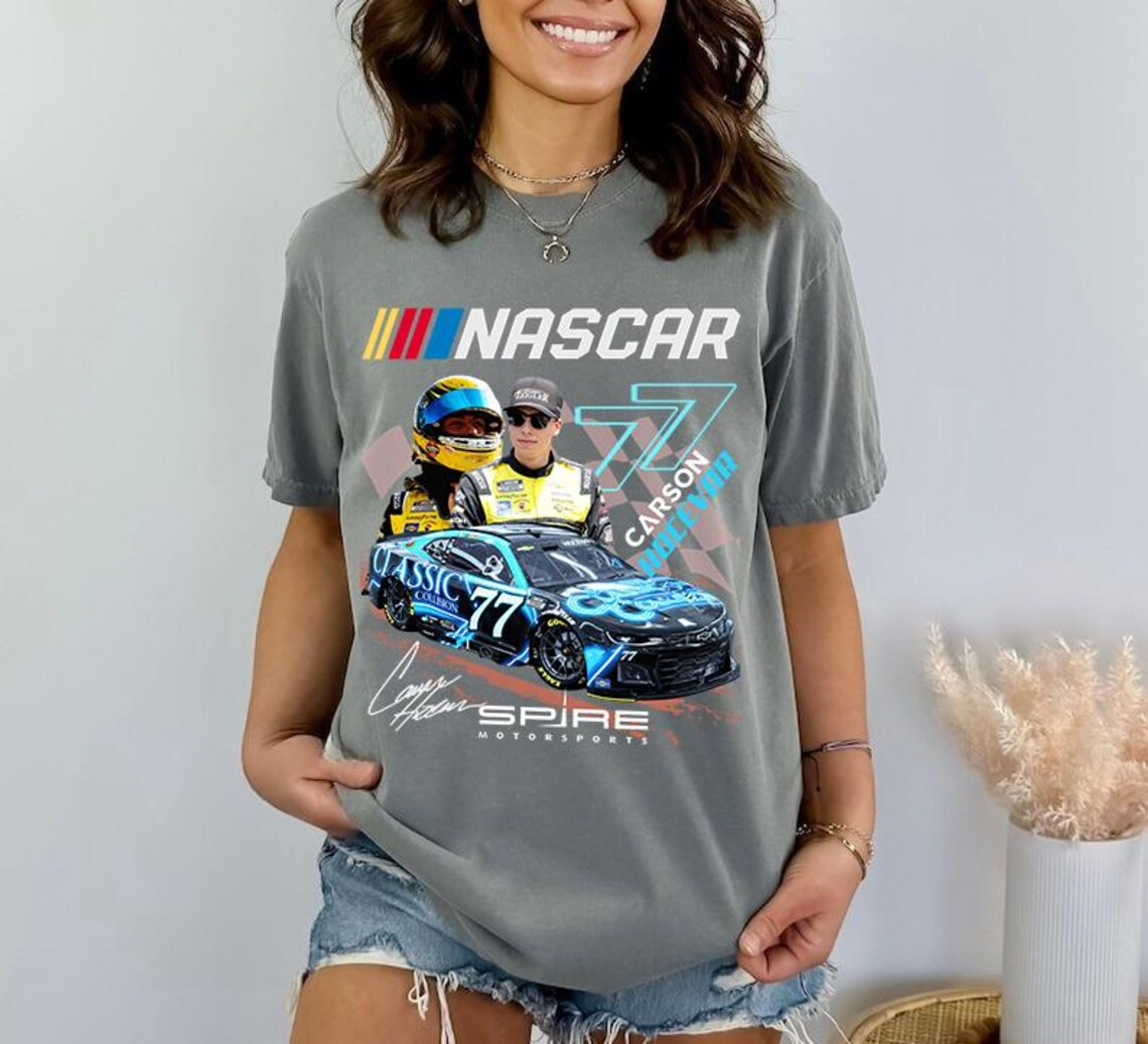 Carson Hocevar Racing Team T-Shirt NASCAR Racing Car Merch Gift For Speed Fans
