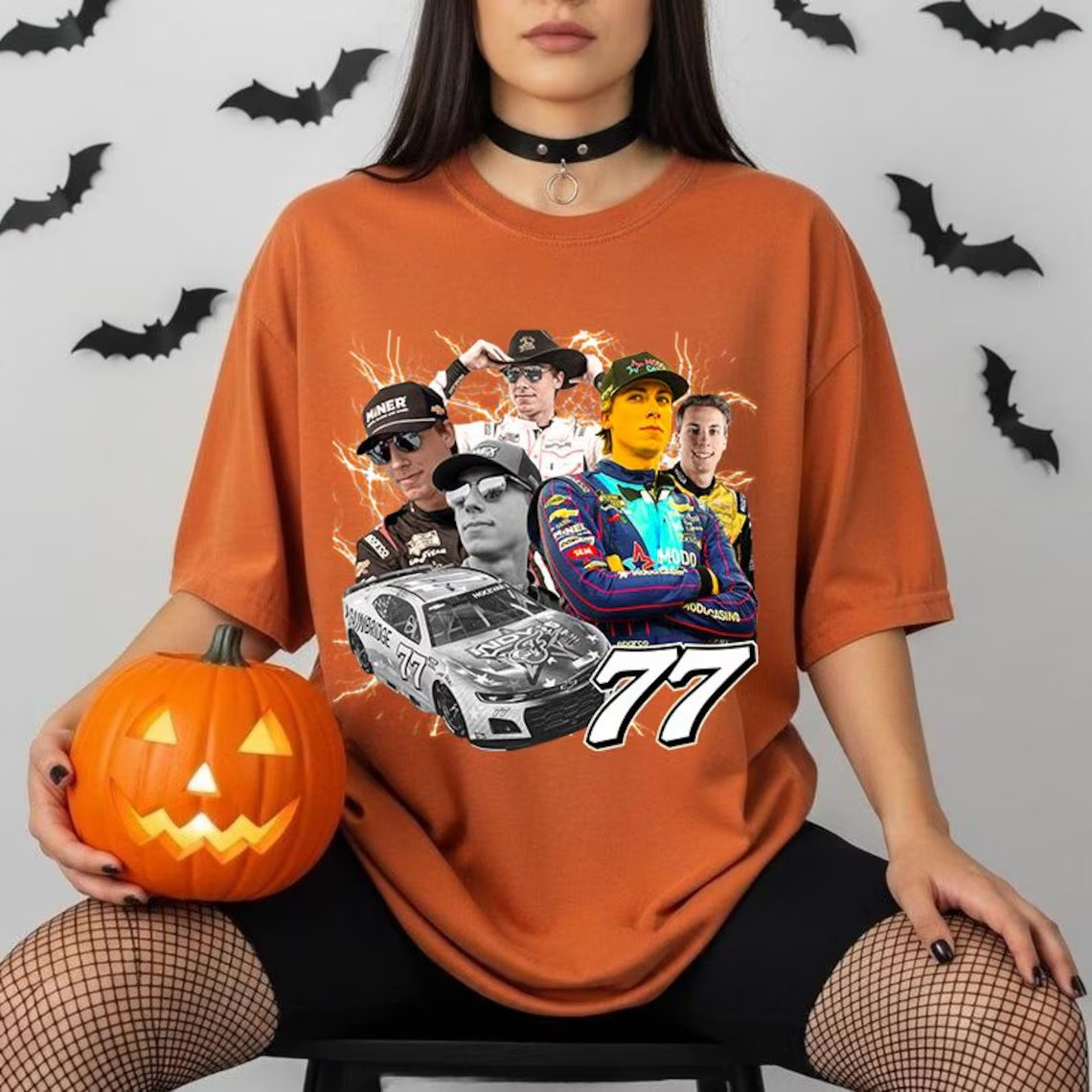 Carson Hocevar Spire Motosports Merch Nascar Racing Graphic T-Shirt Gift For Her