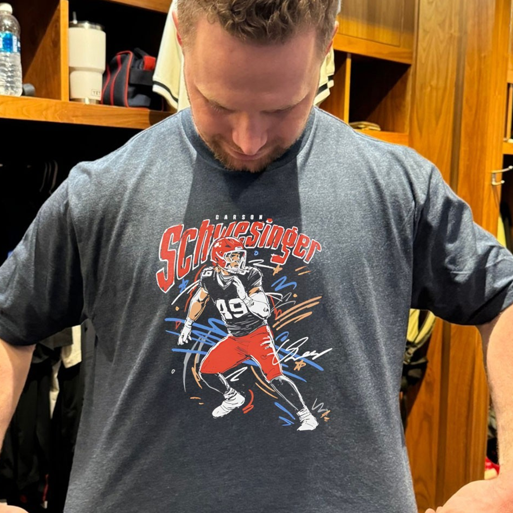 Carson Schwesinger Cleveland Football Scribble Signature Shirt Unique Gifts For Brother Carson Schwesinger Cleveland Football Scribble Signature Shirt Unique Gifts For Brother