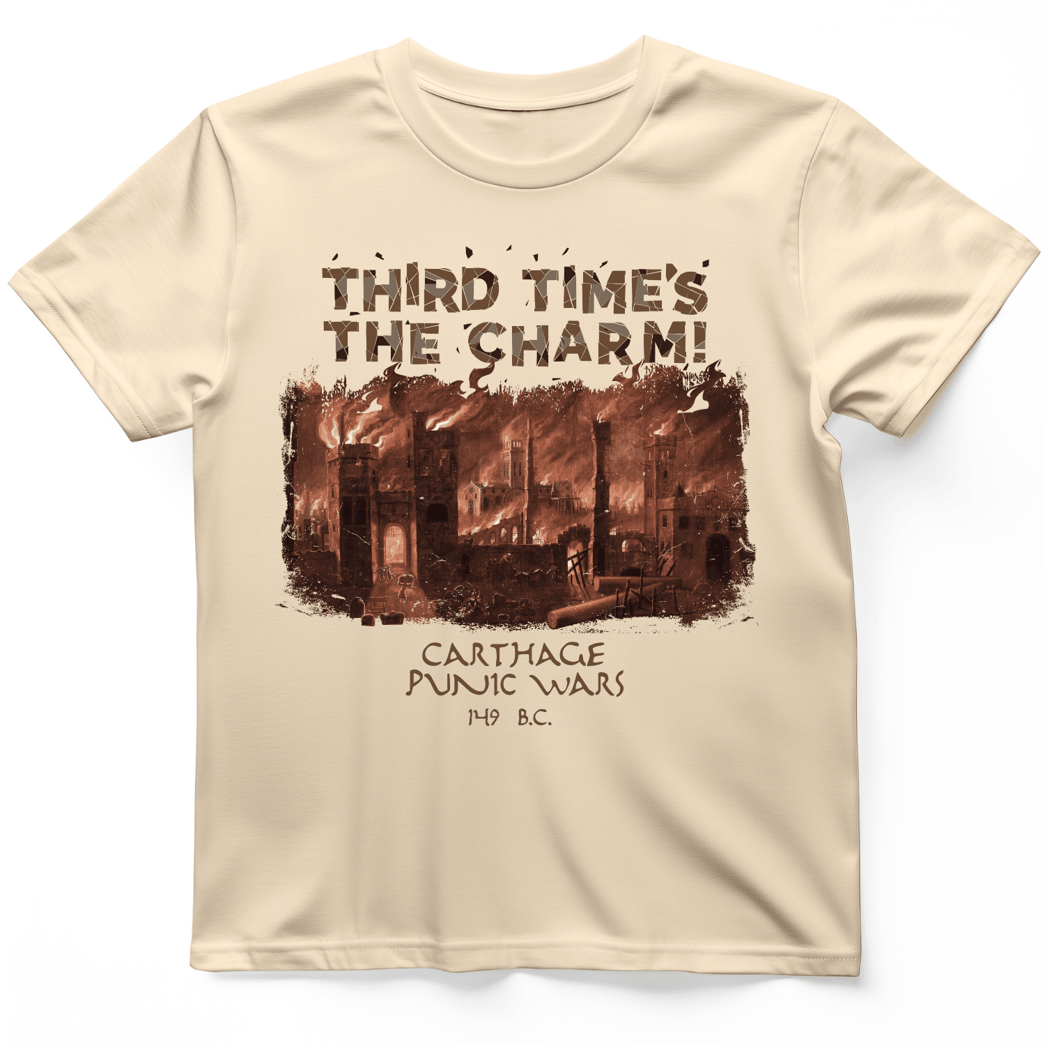 Carthage Third Times The Charm T-Shirt Punic Wars Shirt Best Gifts For Him