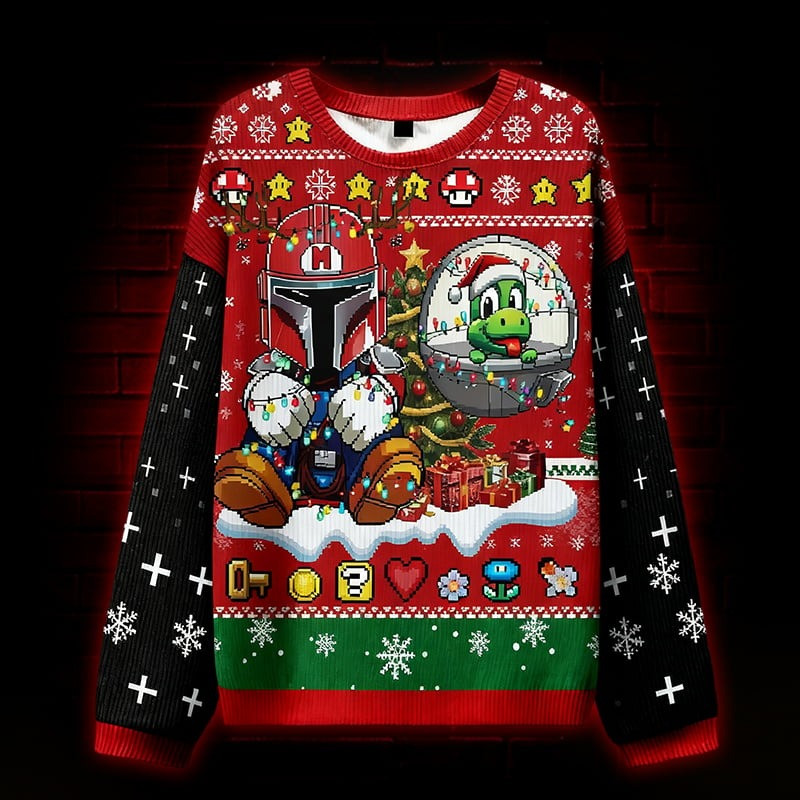 Cartoon Character Ugly Christmas Sweater Funny Xmas Presents For Cartoon Lovers
