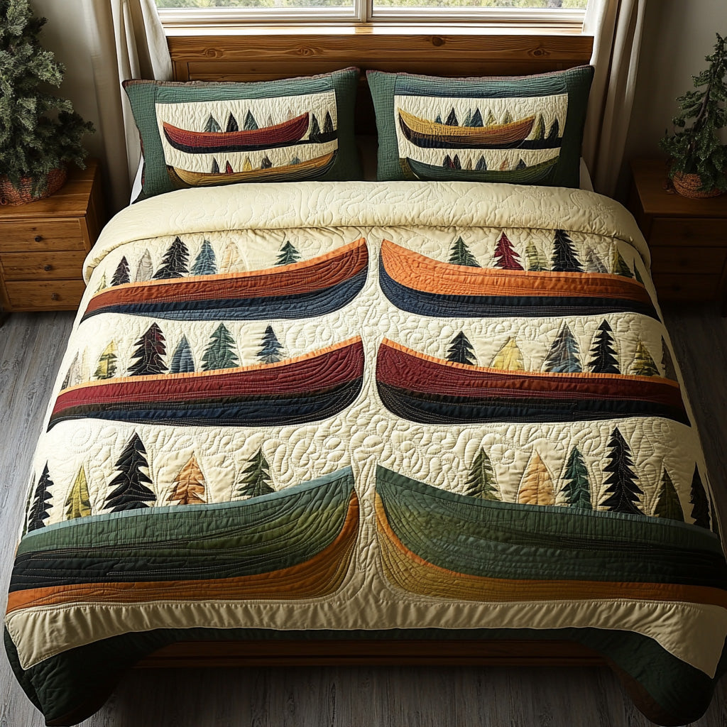 Cascade Voyage Quilted Bedding Set Bedroom Ideas Forest Secret Santa Gifts