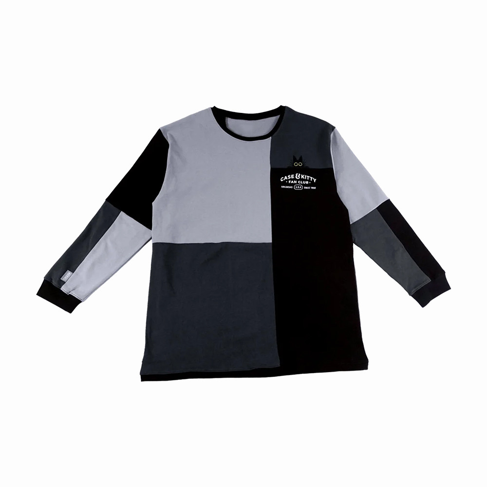 Case Kitty Fan Club Cat Long Sleeve Shirt CaseOh Apparel Cat Lover Gift For CaseOh Fans