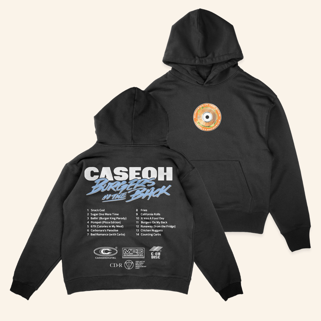 Caseoh Games Merch Caseoh's Burgers In The Back Hoodie Gift Ideas For Husband Caseoh Games Merch Caseoh's Burgers In The Back Hoodie Gift Ideas For Husband