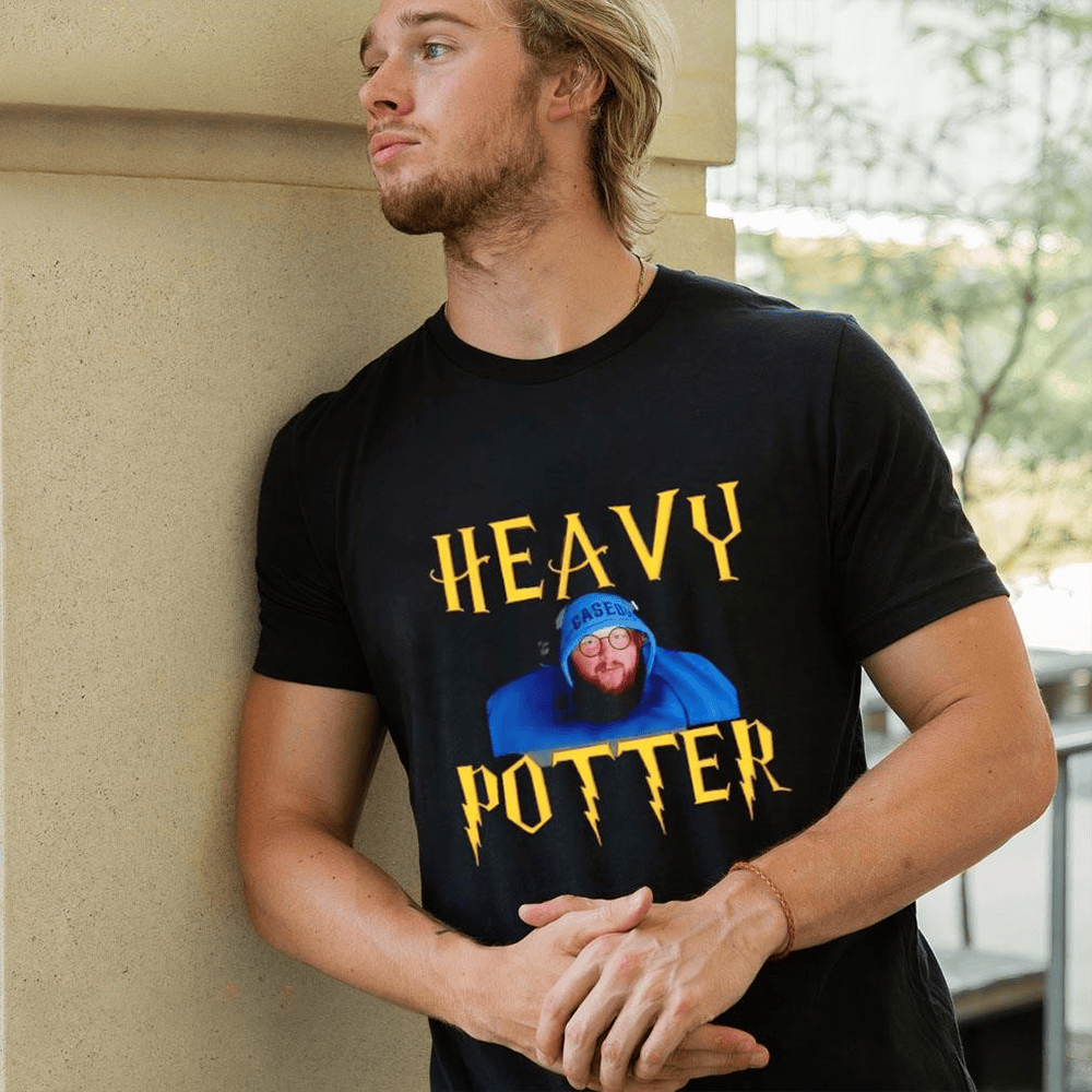 Caseoh Merch Caseoh Heavy Potter T-Shirt Good Father's Day Gifts For Game Fans