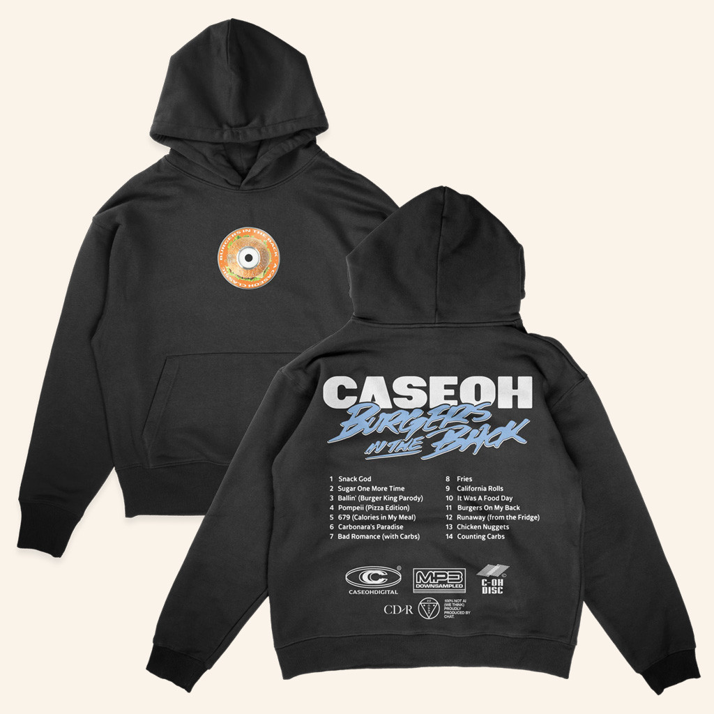 CaseOh Merch CaseOh's Burgers In The Back Hoodie Gifts For Gamer Fans CaseOh Merch CaseOh's Burgers In The Back Hoodie Gifts For Gamer Fans