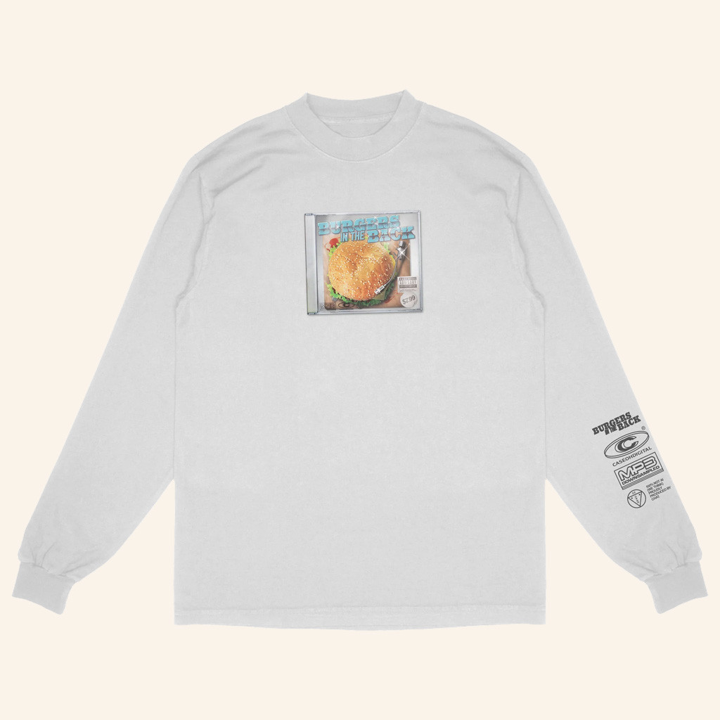 CaseOh Merch CaseOh's Burgers In The Back Long Sleeve T-Shirt Gifts For Gamers