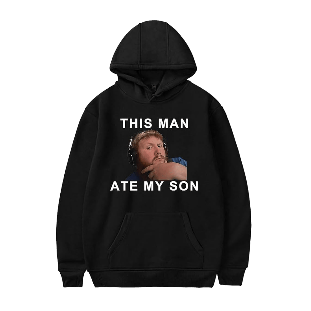 Caseoh Merch This Man Ate My Son Hoodie Best Father's Day Gifts For Game Fans