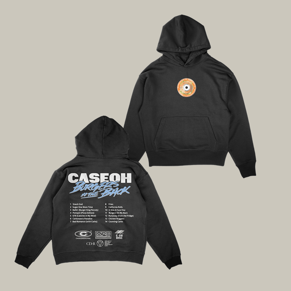 Caseohgames Merch Burgers In The Back Hoodie Youtuber Apparel Good Gifts For Him