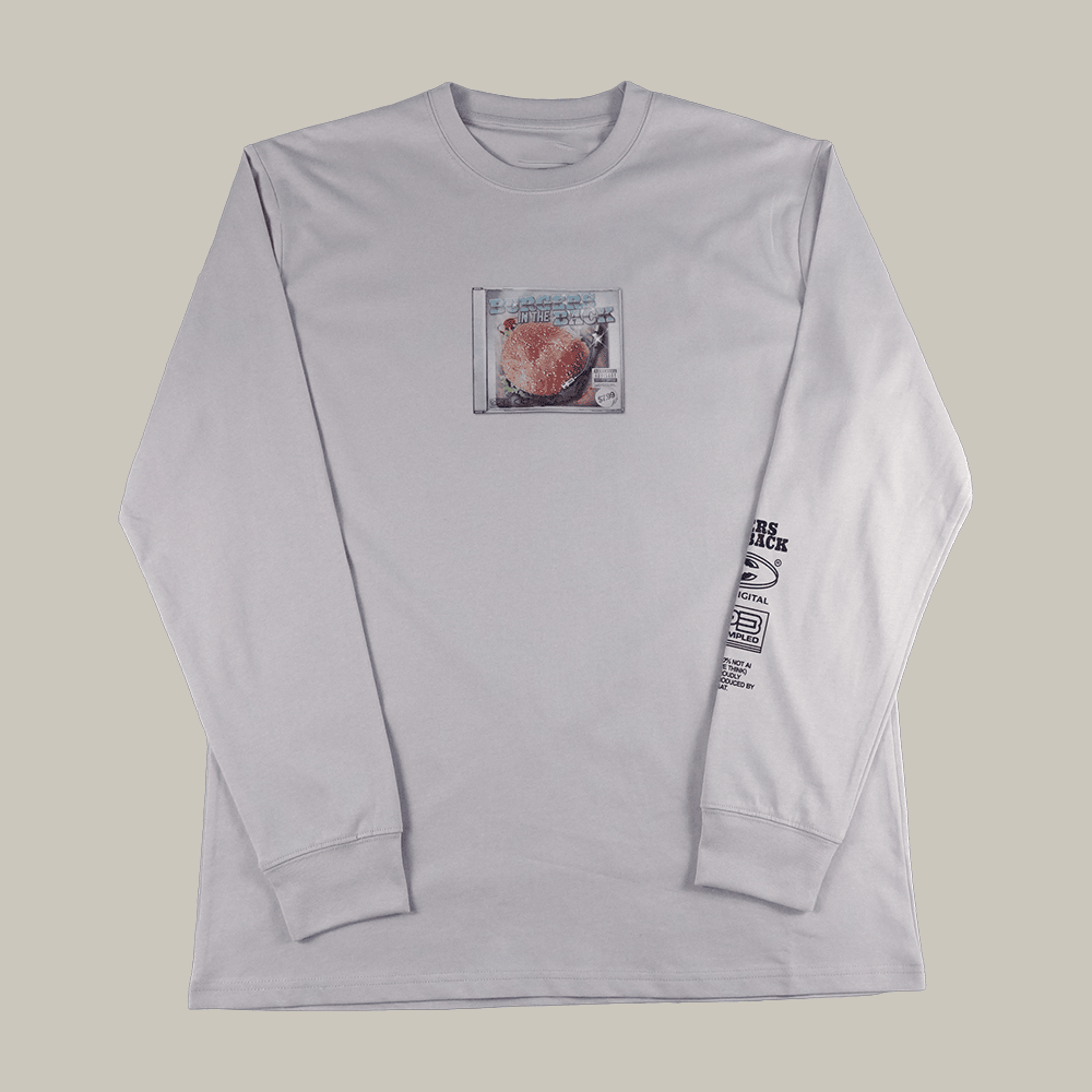 Caseohgames Merch Burgers In The Back Long Sleeve Shirt Caseoh Apparel Gift Ideas For Fans