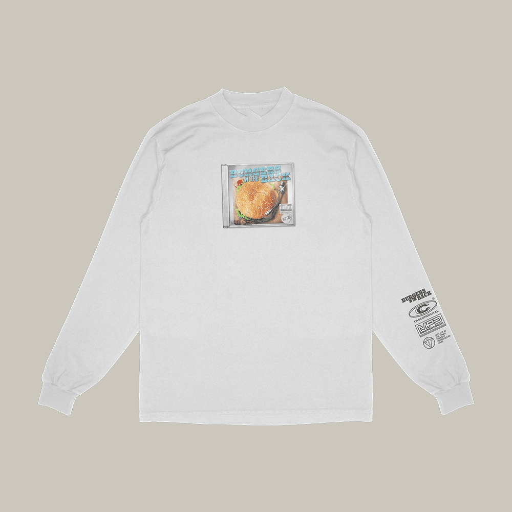 Caseohgames Merch Burgers In The Back Long Sleeve Shirt Caseohgames Apparel Fan Gift Ideas
