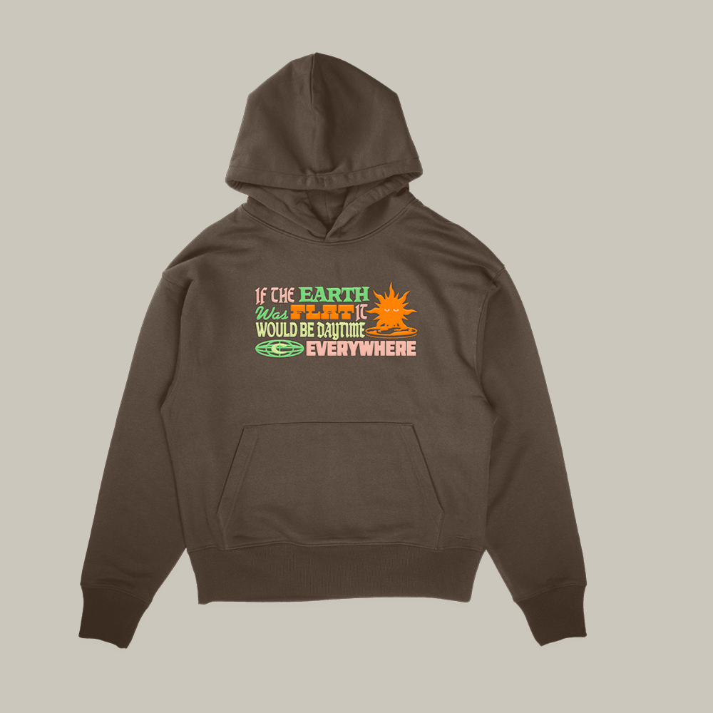 Caseohgames Merch Flat Earth Hoodie If The Earth Was Flat Hooded Sweatshirt Gifts For Fans