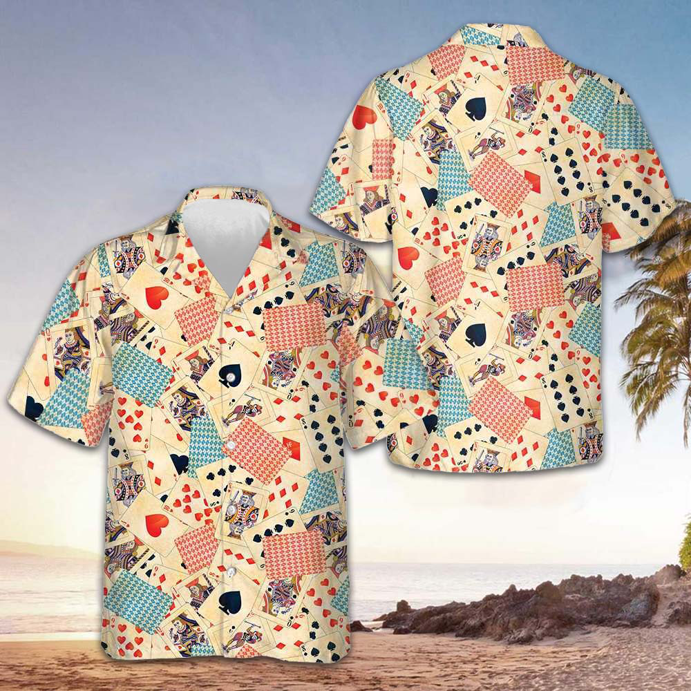 Casino Game Hawaiian Shirt Beach Button Down Gifts For Poker Lovers