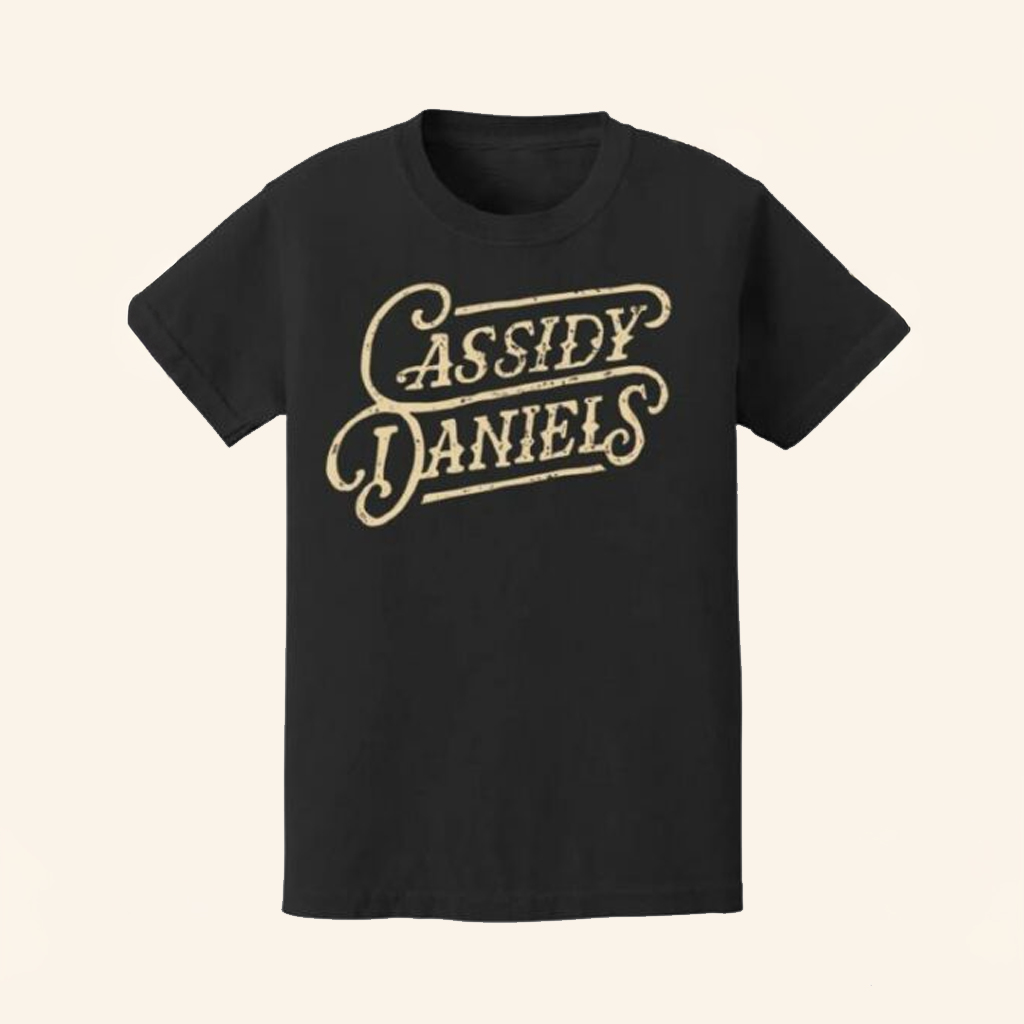 Cassidy Daniels Merch Cassidy Daniels Logo Black T-Shirt Gifts Ideas For Music Lovers