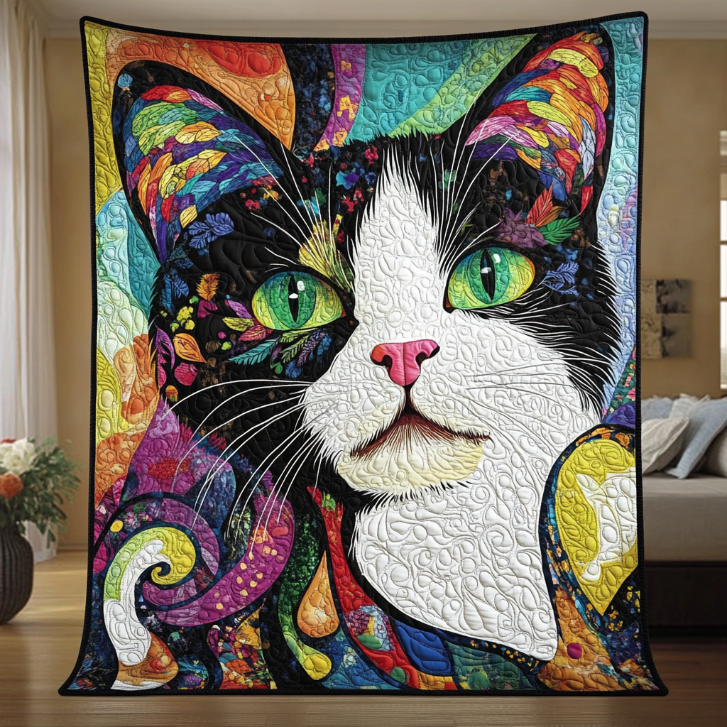 CatÃ¯Â¿Â½s Cradle Creations Quilted Blanket Cat Christmas Gifts