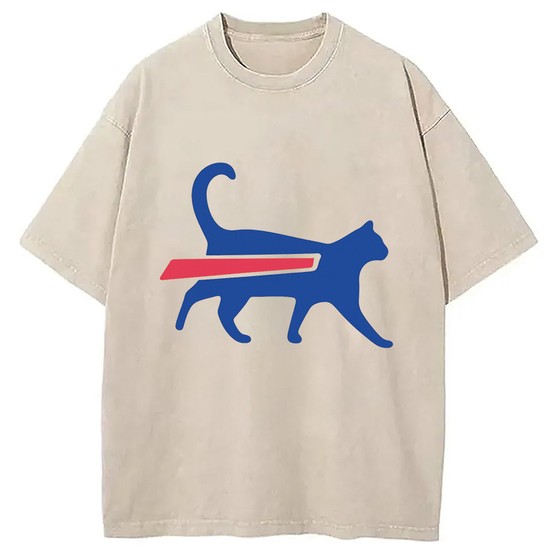 Cat-Bills is Buffalo Bills Funny Meme Washed T-Shirt Unique Aesthetic Fashion Tee Gifts For Brother Cat-Bills is Buffalo Bills Funny Meme Washed T-Shirt Unique Aesthetic Fashion Tee Gifts For Brother