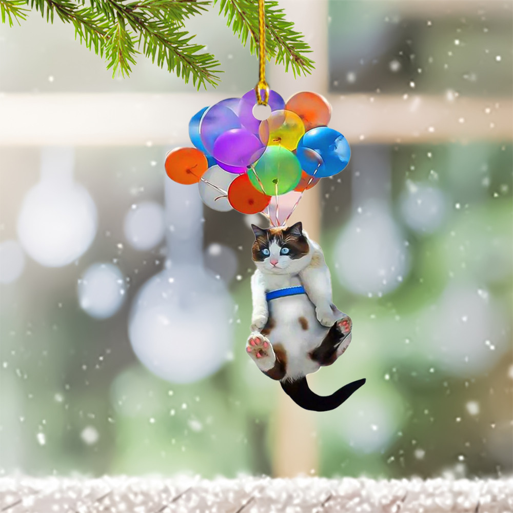 Cat Christmas Ornament 2024 Cat Ornaments For Christmas Tree Presents