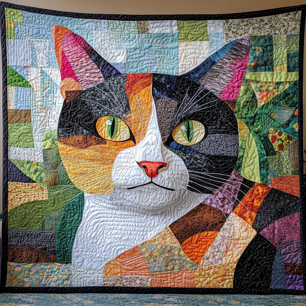 Cat Cozy Hideaway Quilted Blanket Gifts For Cat Owners