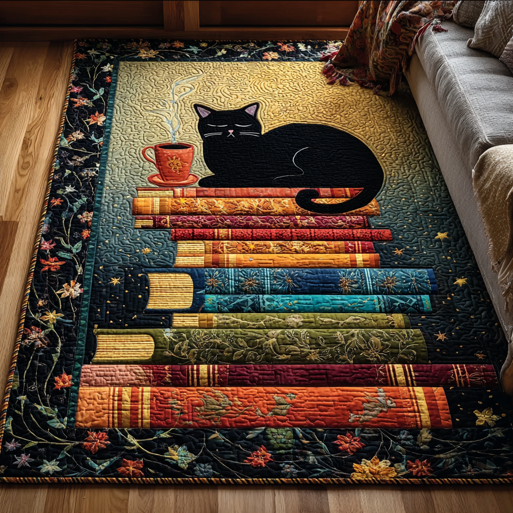 Cat Glow Area Rug Large Rugs Christmas Presents For Mother In Law