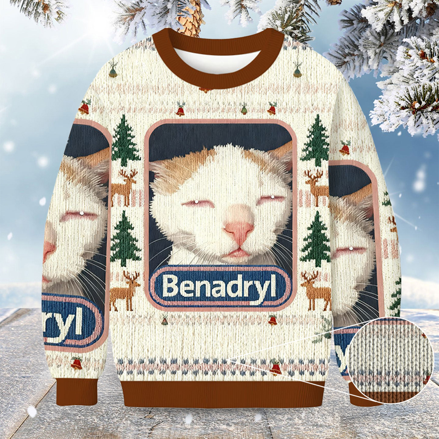 Cat I Refuse To Tolerate Gluten Christmas Ugly Sweater Cat Themed Christmas Presents
