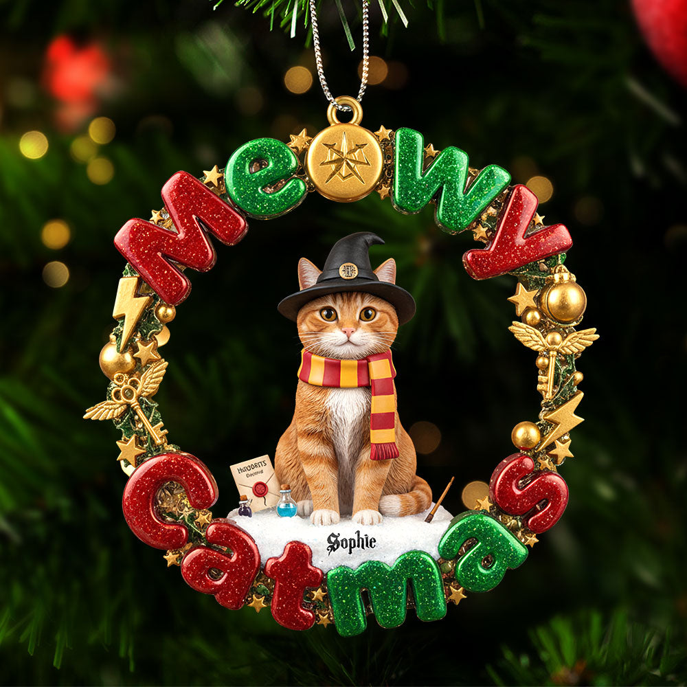 Cat Lover Ornament - Custom Photo Gift For Cat Lover Christmas Ornament - Funny Christmas Ornament Gift
