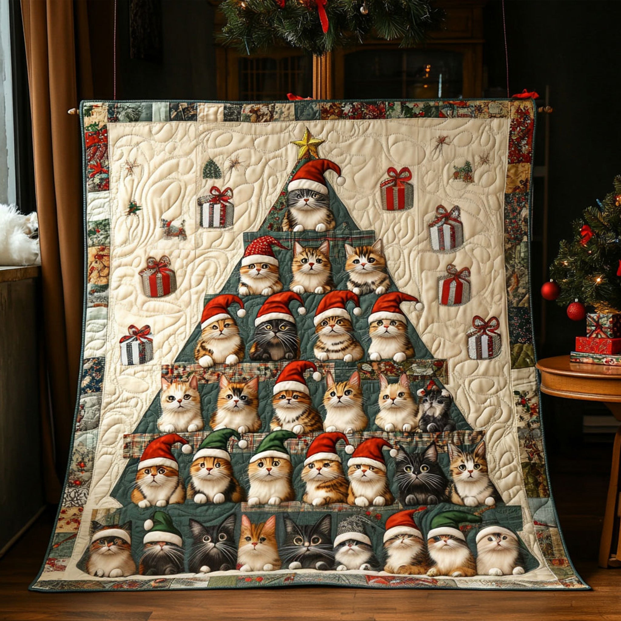 Cat Nap Haven Quilted Blanket Best Gifts For Cat Lovers