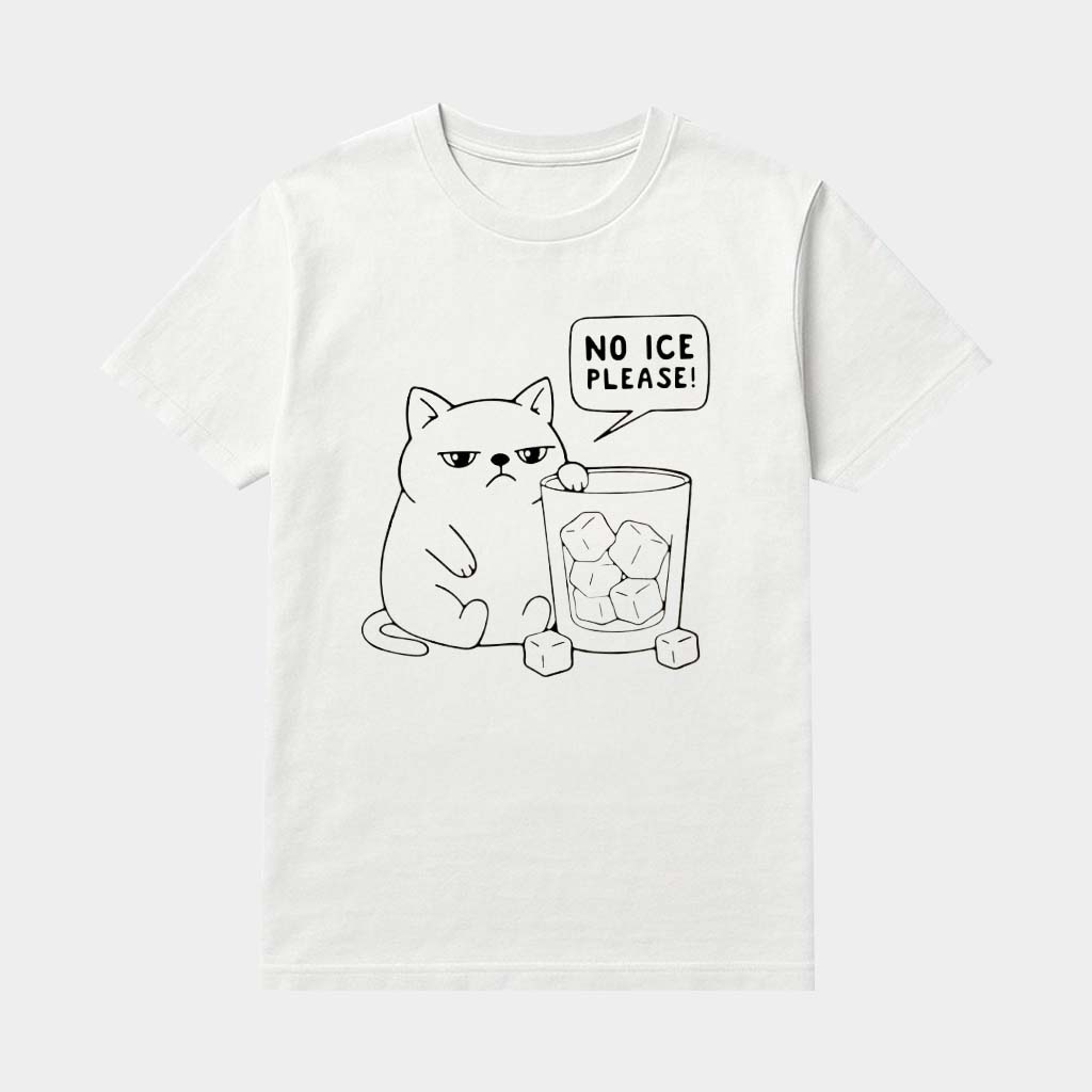 Cat No ICE Please Shirt Funny Cat Meme T-Shirt Abolish ICE Apparel Gifts For Cat Lovers