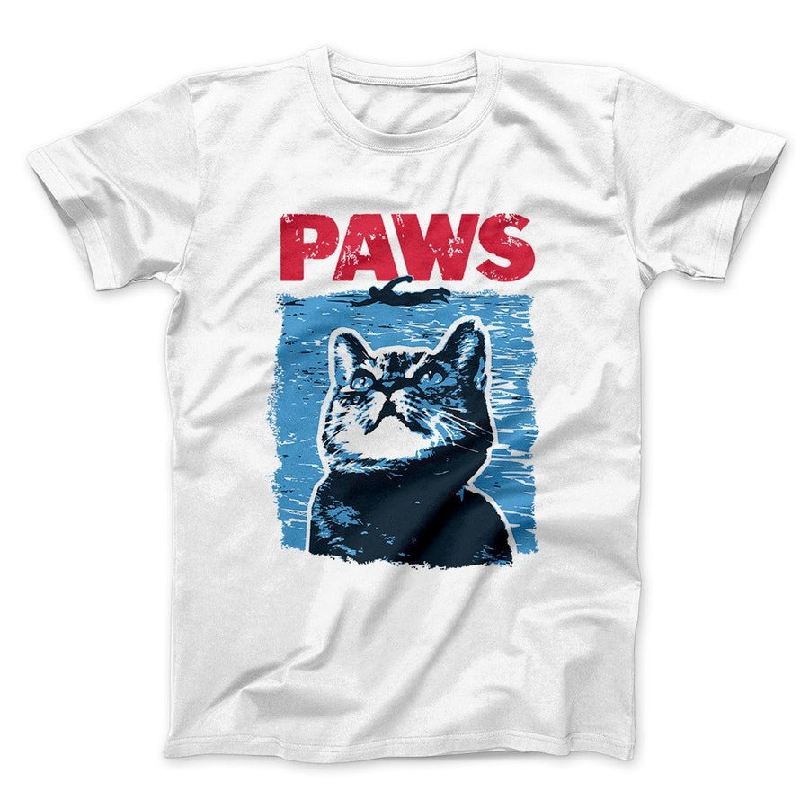 Cat Paws T-Shirt Hilarious Cat Parody Merch Funny Gifts For Jaws Lovers