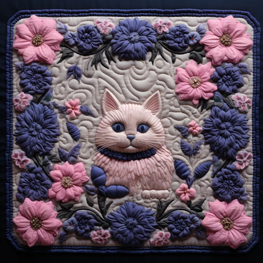 Cat Quilted Placemat Dining Table Placemats Presents For Grandmas Birthday