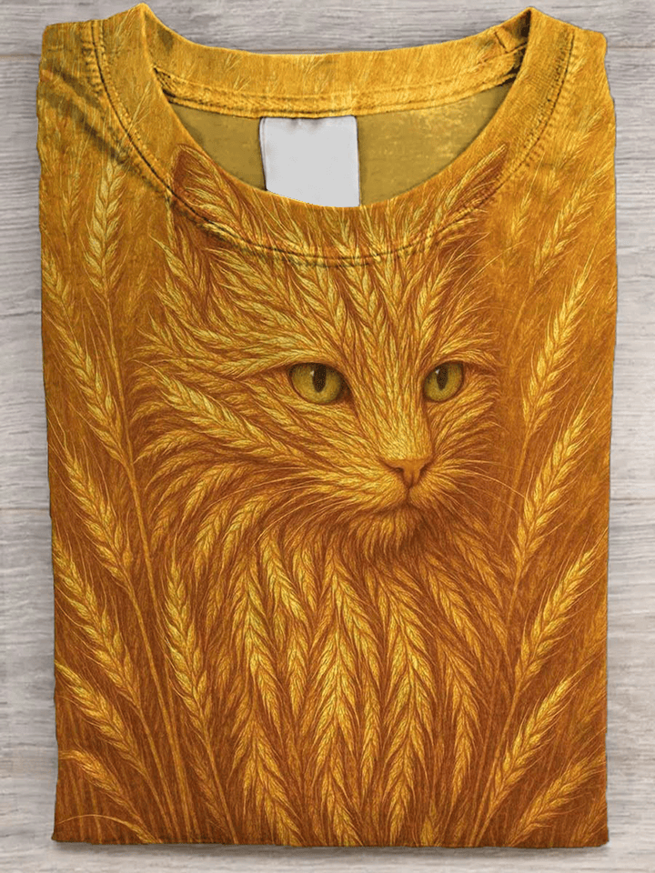 Cat T-Shirt Cat Abstract Scarecrow Funny Shirt Present Idea For Friends