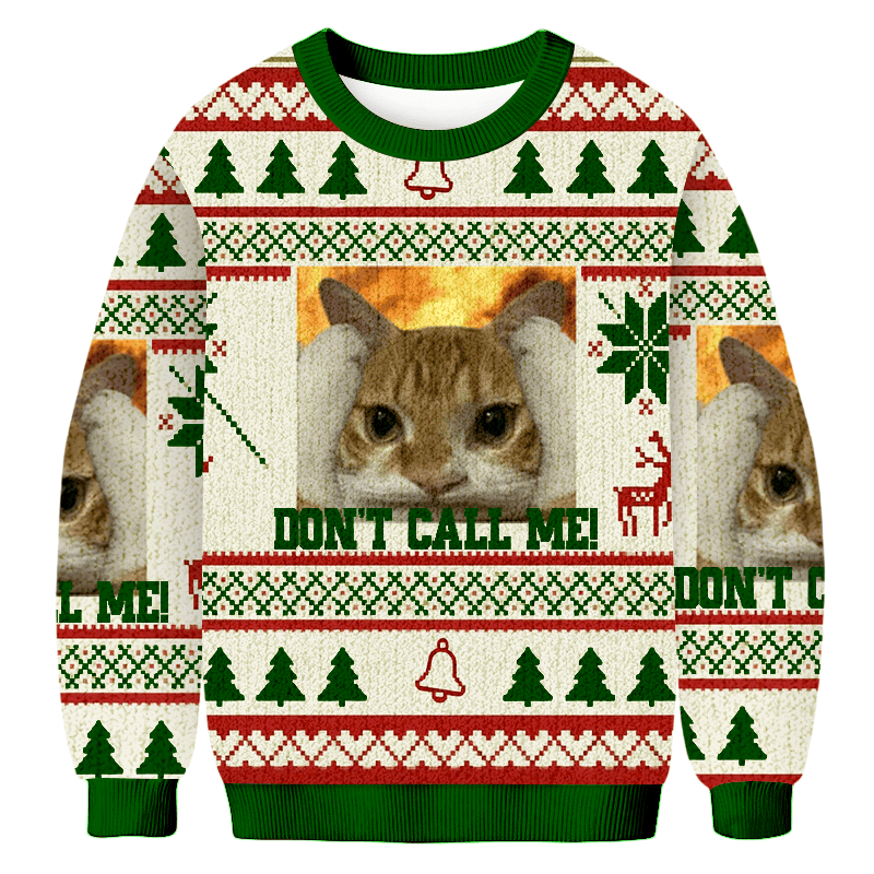 Cat That Wasn't Very Data Driven Of You Christmas Ugly Sweater Winter Apparel Xmas Gifts
