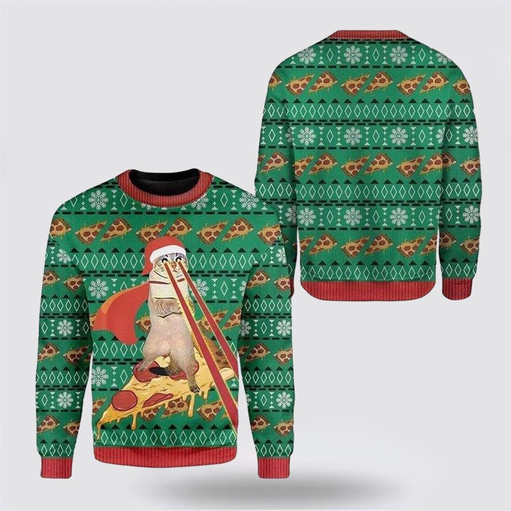 Cat Ugly Christmas Sweater 3D Christmas Unisex Sweater Funny Christmas Sweater