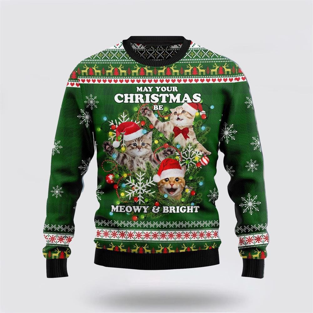 Cat Ugly Christmas Sweater Christmas Gift For Cat Love Christmas Present Ideas