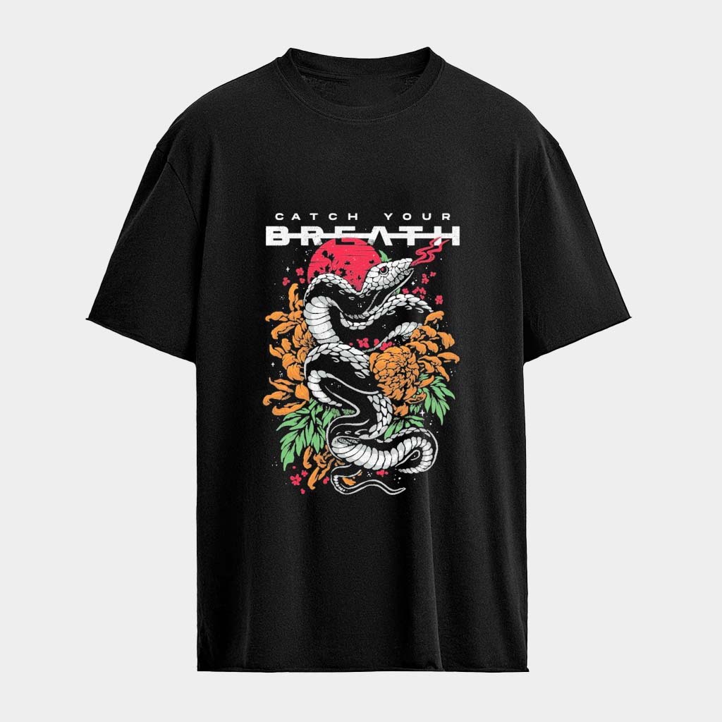 Catch Your Breath Snake Logo T-Shirt Catch Your Breath Apparel Cool Gifts For Music Lovers