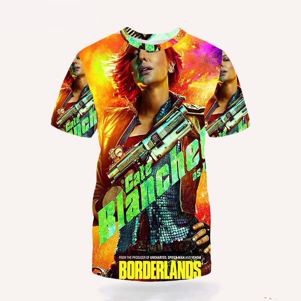 Cate Blanchett As Lilith In Borderlands Official Poster 3D T-Shirt Gifts For Fans