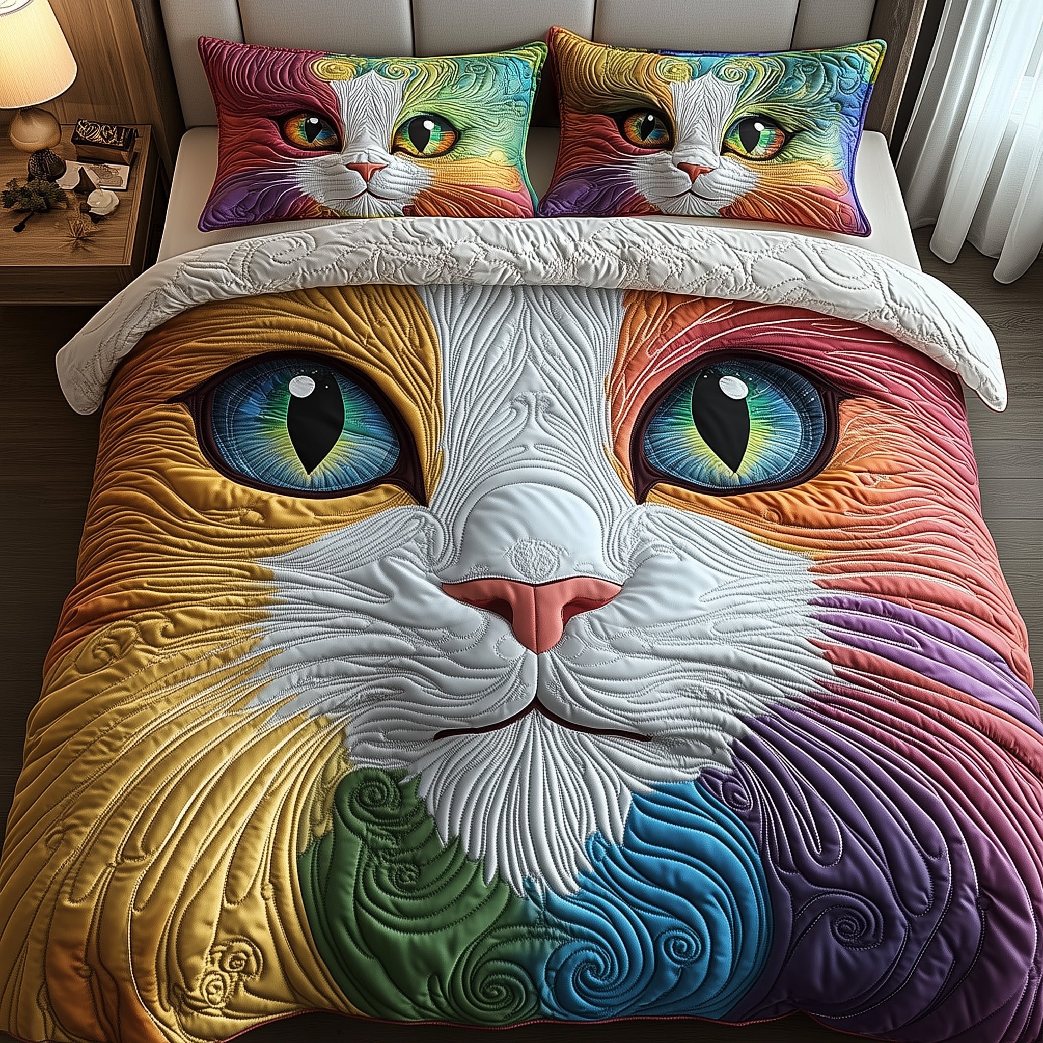Catitude Duvet Cover Set Merch For Cozy Nights