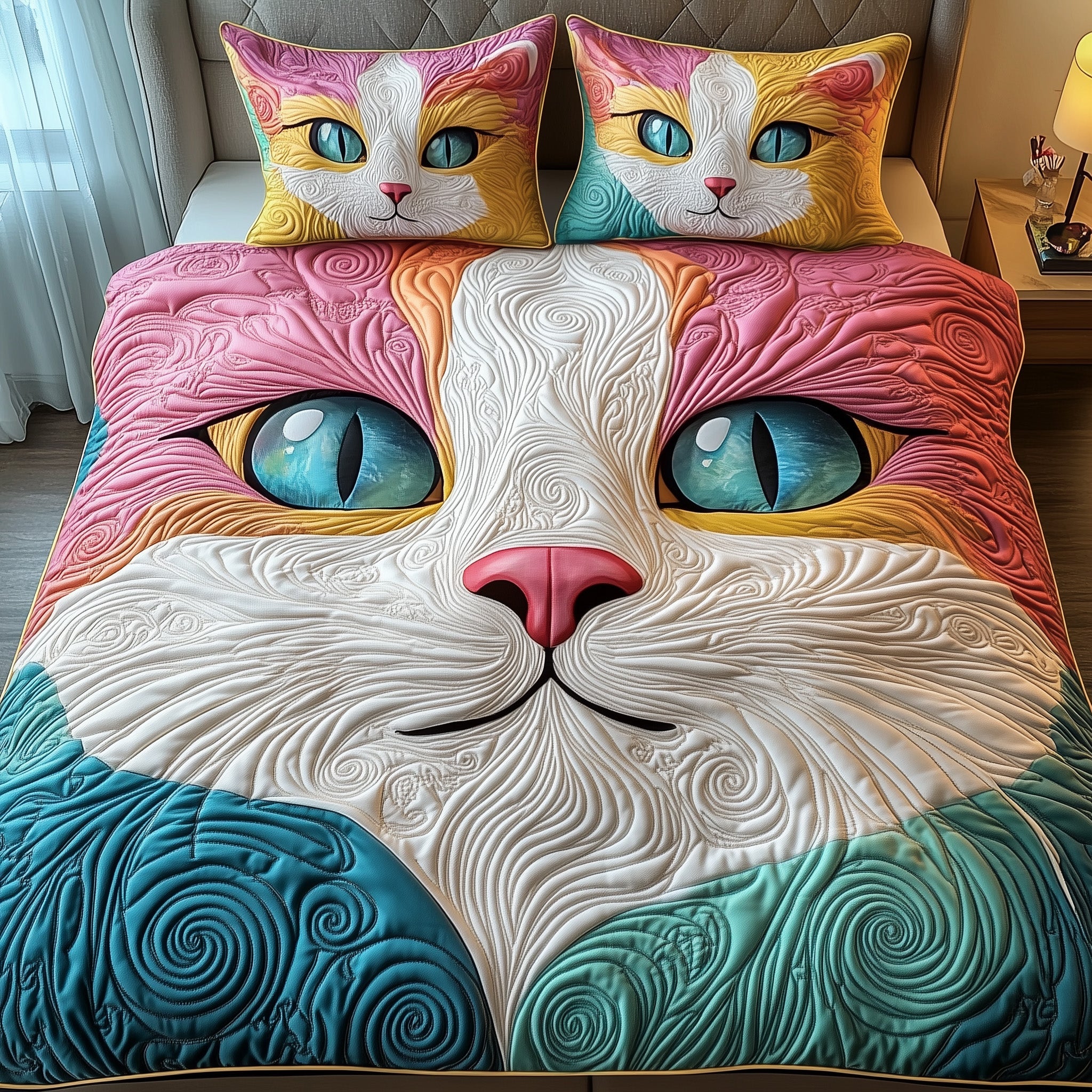 Catitude Duvet Cover Set Merch For Family Time