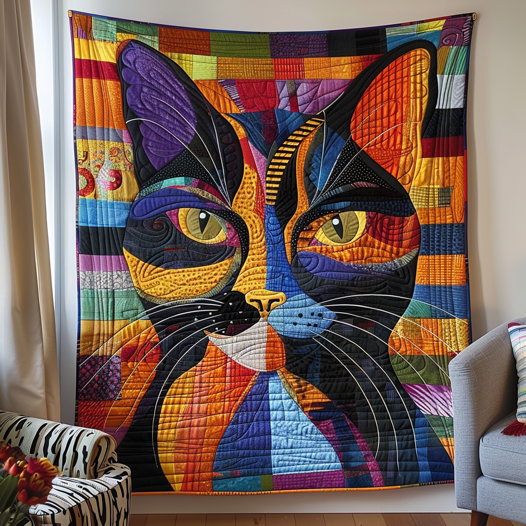 Catnap Chronicles Quilted Blanket Cat Christmas Gifts