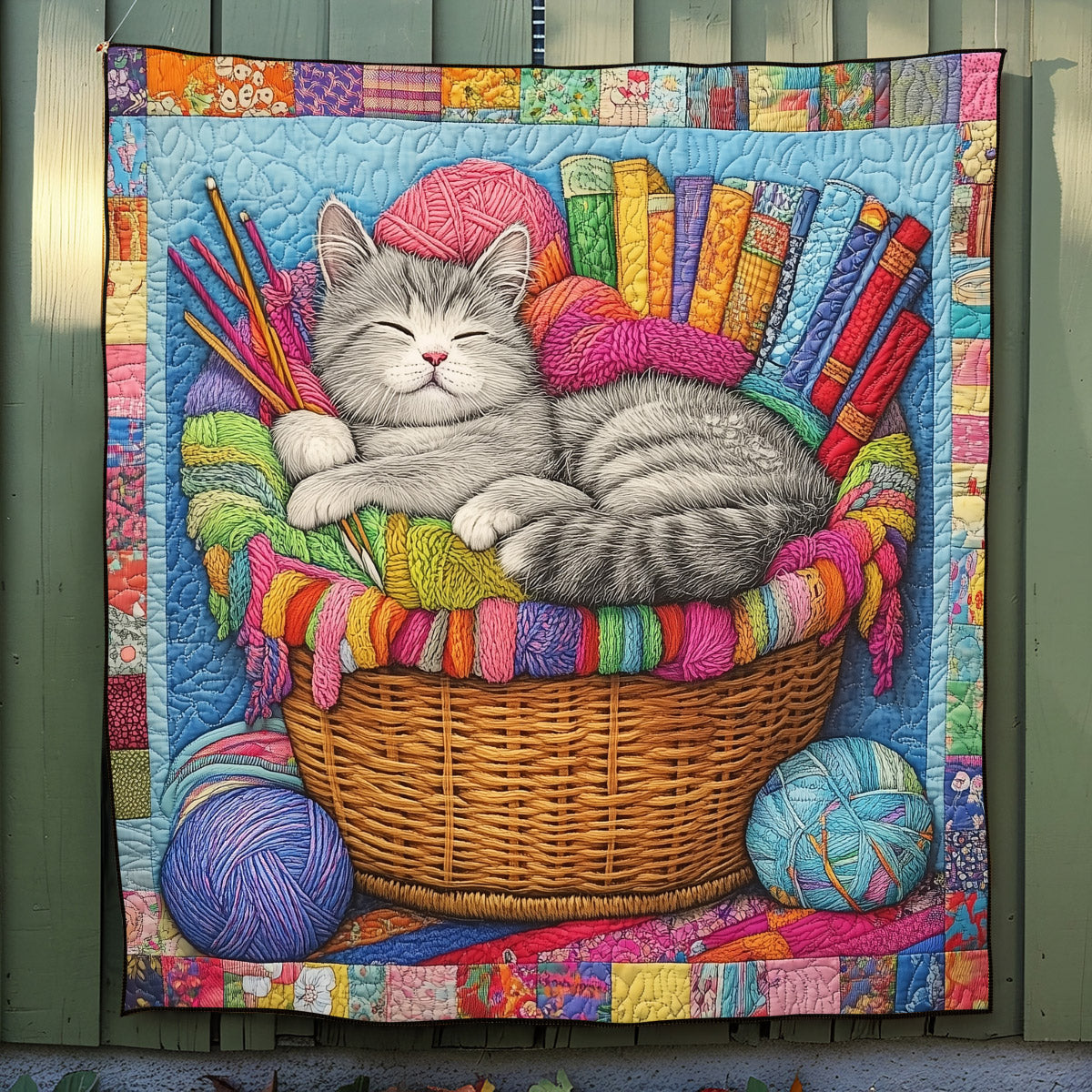 Catnap Comfort Quilted Blanket Cat Gifts For Cat Lovers