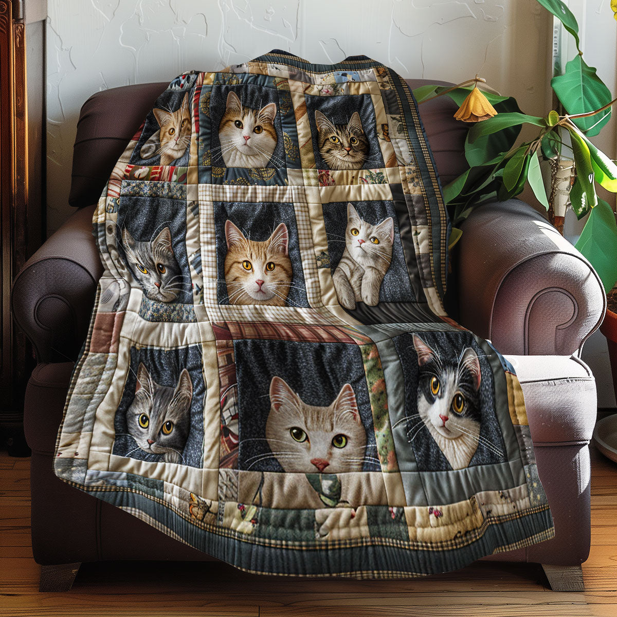 Cats Quilt Blanket Throws And Blankets Gift Ideas For 40Th Birthday Woman