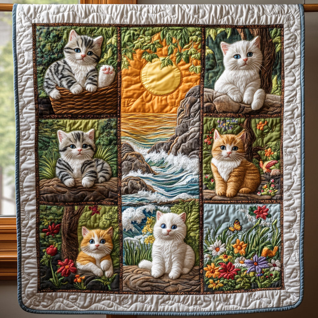 Cats The Lightful Quilt Blanket Adorable Bedroom Decor Cozy Gift Ideas For Cat Lovers