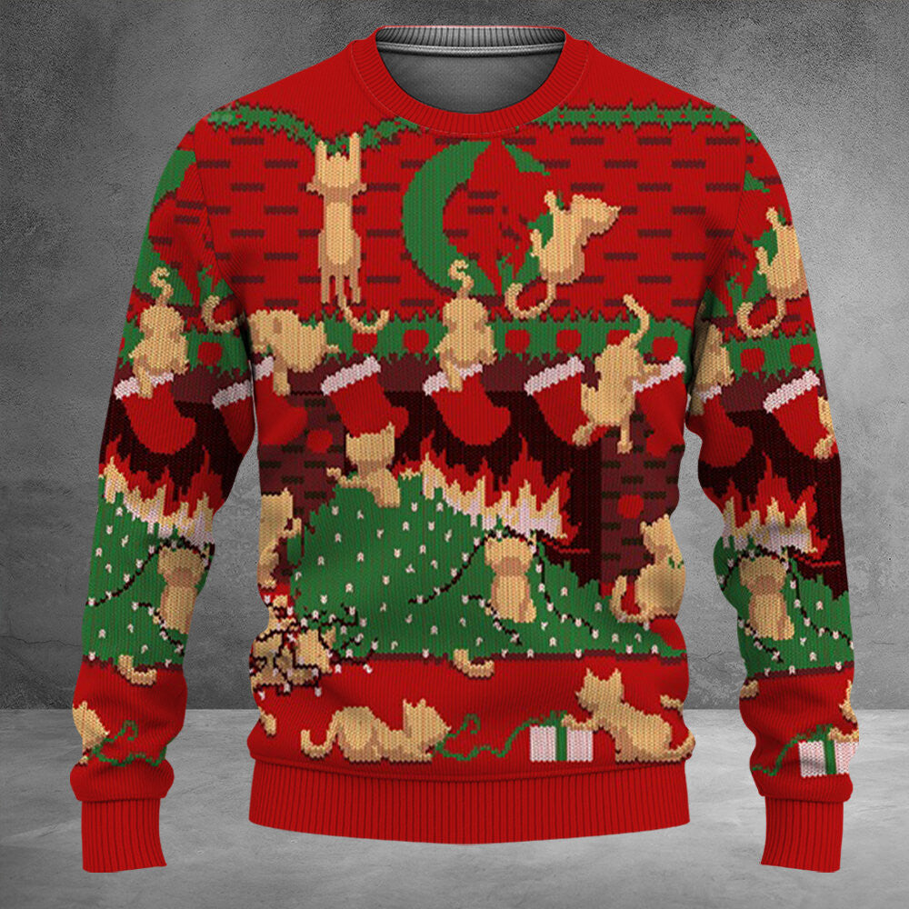 Cats Ugly Christmas Sweater Funny Humorous Xmas Sweater Gifts For Cat Lovers Cats Ugly Christmas Sweater Funny Humorous Xmas Sweater Gifts For Cat Lovers