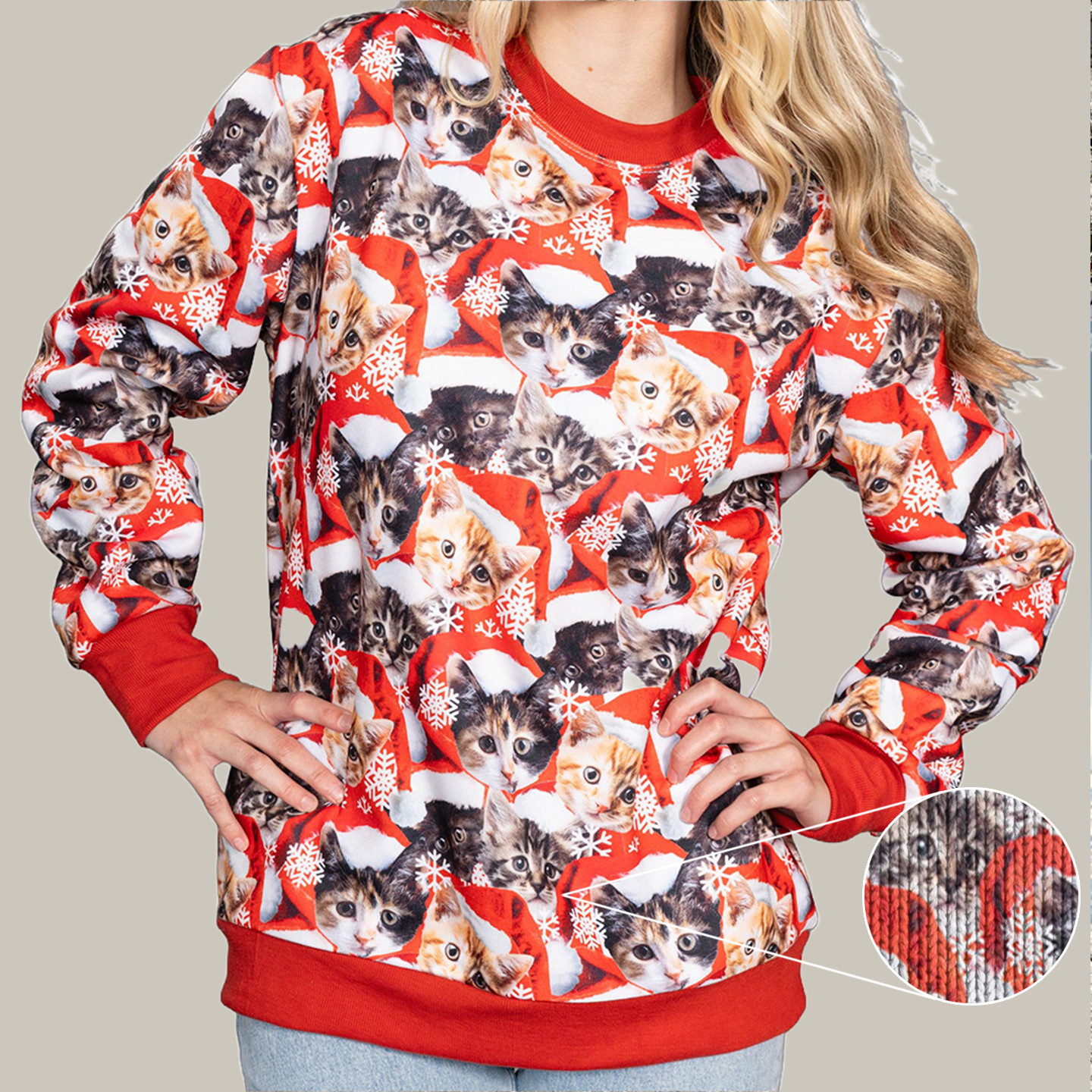 Cats Ugly Christmas Sweater Funny Ugly Christmas Sweater Christmas Gifts For Cat Lovers