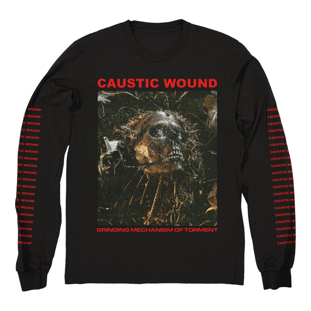 Caustic Wound Merch Grinding Mechanism Of Torment Long Sleeve Shirt Caustic Wound Shirt Father's Day Gifts For Husband Caustic Wound Merch Grinding Mechanism Of Torment Long Sleeve Shirt Caustic Wound Shirt Father's Day Gifts For Husband