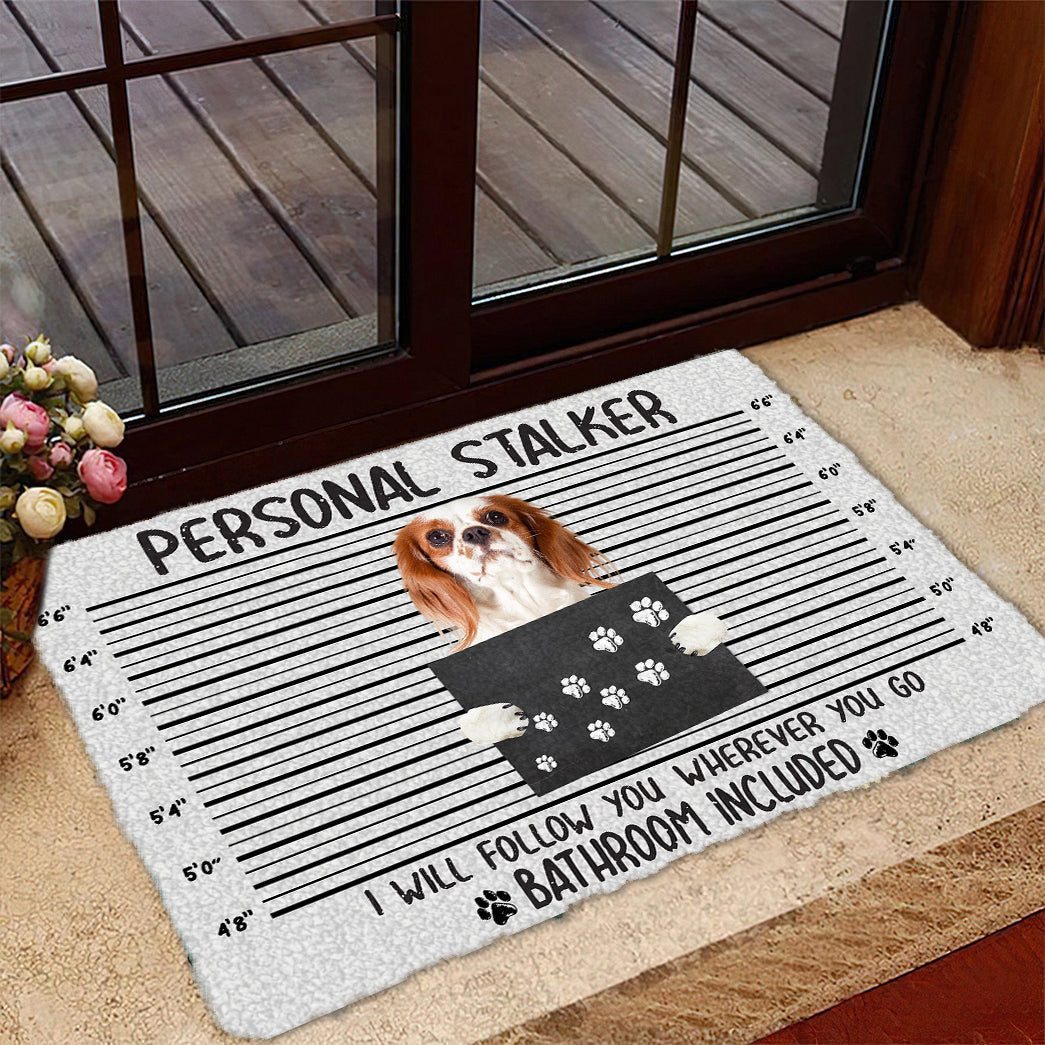 Cavalier King Charles Spaniel Personal Stalker Doormat Entryway Ideas Gifts For Dog Owners