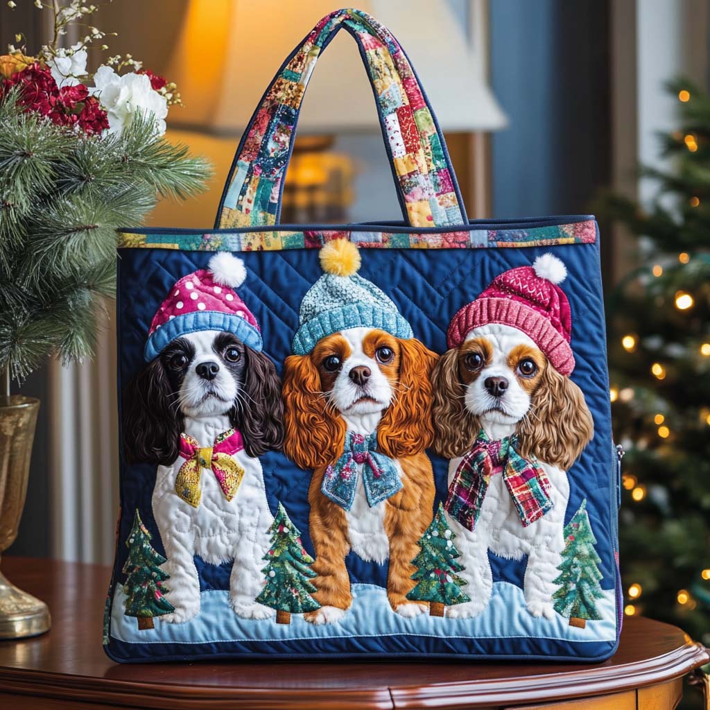Cavalier Trio Quilted Tote Bag Christmas Ideas Present For Men