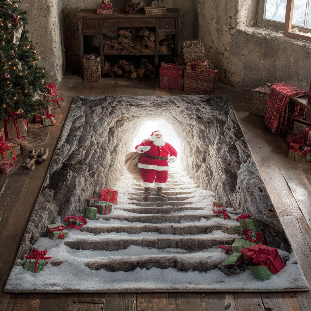 Cave Santa Claus Area Rug Dining Room Decor Gifts To Get Your Mom For Christmas