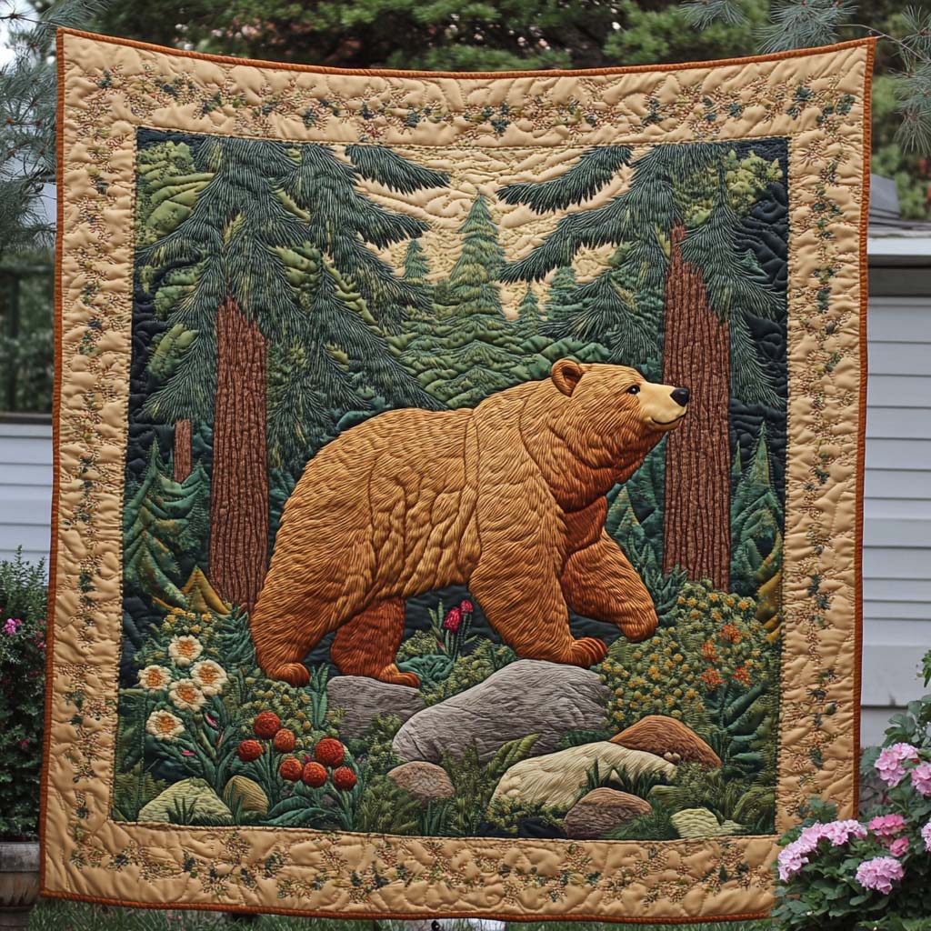 Cave Sentinel Quilted Blanket Cool Throw Blanket Frog Gifts For Her